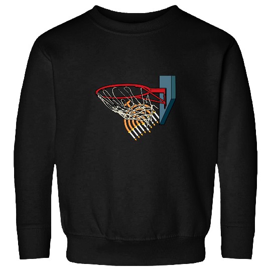Funny Basketball Player Menorah Hanukkah Sport Chanukah Jewish Sweatshirts