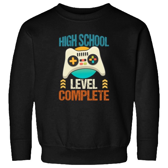 High School Level Complete Gaming Senior Graduate Gamer 1 Sweatshirts