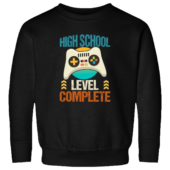 High School Level Complete Gaming Senior Graduate Gamer 1 Sweatshirts