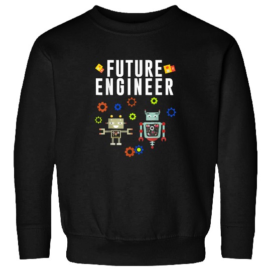 future engineer costume robot robotics adults 2kids 2 Sweatshirts