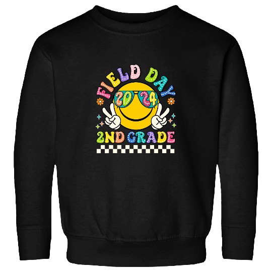 Field Day 2024 2nd Second Grade Field Trip Teacher Student Sweatshirts
