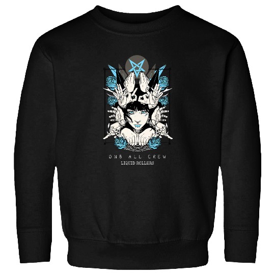 Funny Drummer Liquid DnB Music Liquid Dubstep Drum And Bass Rave Sweatshirts