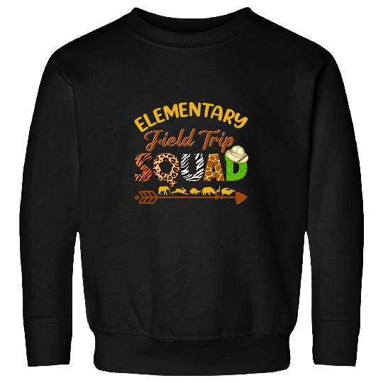 Elementary Students School Zoo Field Trip Squad Matching Sweatshirts