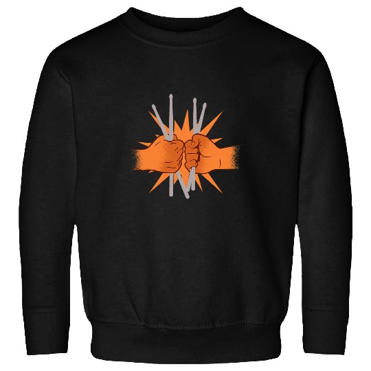 Funny Drummer Mens Drummer Friends drumsticks drummer music band drummer Sweatshirts