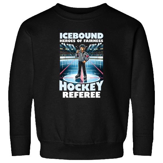 Hockey Referee Refereeing Ref Sports Game Official 8 Sweatshirts