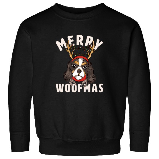 Cavalier Pet Funny Cavalier King Charles Spaniel Mom Christmas Light 198 Sweatshirts