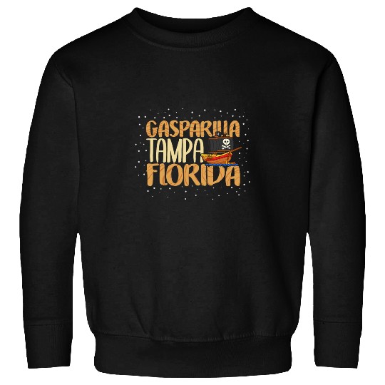 Gasparilla Tampa Florida Parade Pirate Ship Spanish Jose Sweatshirts