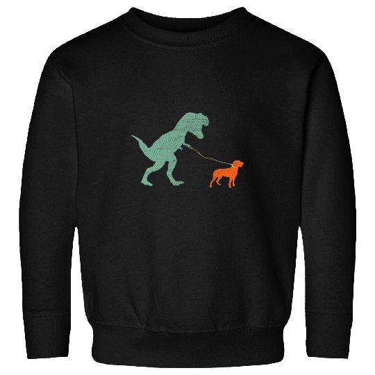 Bernese Mountain Pet Dinosaur Dino Vintage Tyrannosaurus Rex Sweatshirts