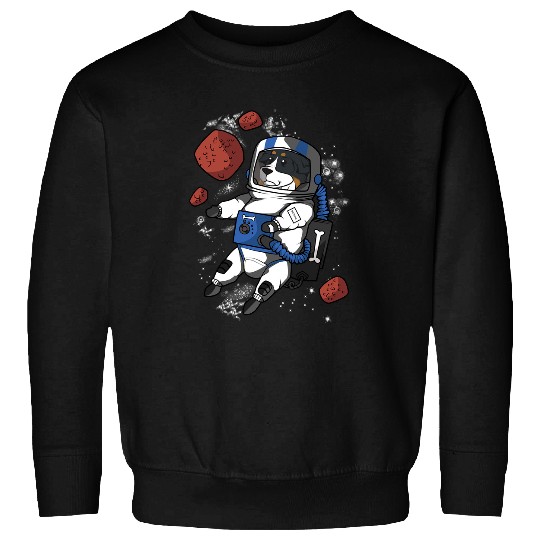 Bernese Mountain Pet Dog Funny Bernese Mountain Dog Astronaut Space Travel Sweatshirts