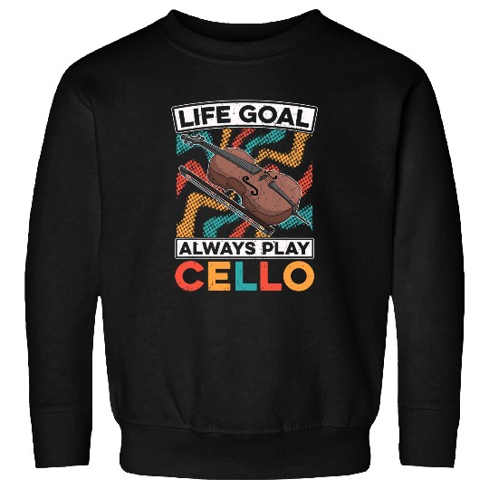 Funny Cellist Orchestra Music Cello Player Funny Cellist Musician Cello Sweatshirts