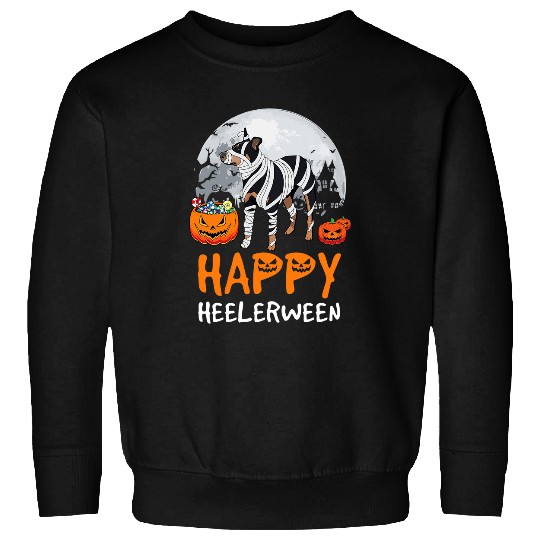 Australian Cattle Pet Happy Halloween Australian Cattle Dog Red Blue Heeler Mummy Sweatshirts