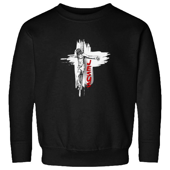 Christian Jesus Cross Christian Catholic Faith Christ Sweatshirts