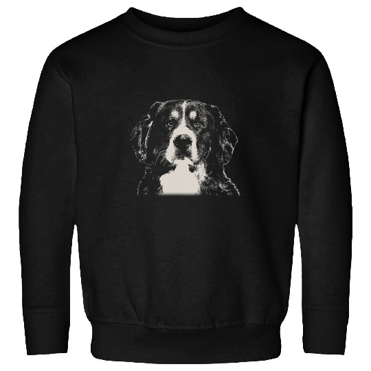 Bernese Mountain Pet Face Bernese Mountain Dog Cute Animal Breed Outfits Lover Sweatshirts