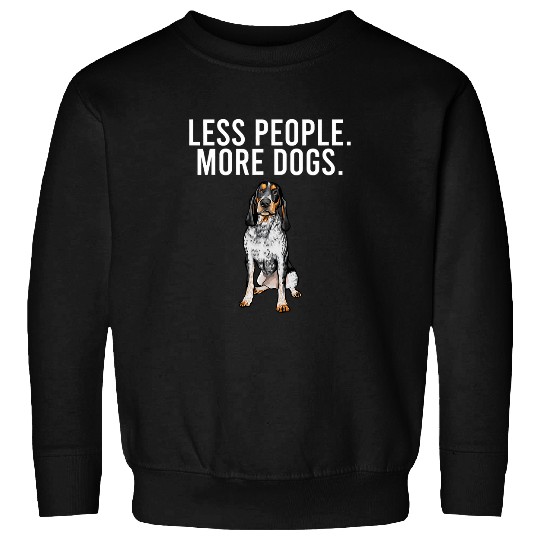 Coonhound Pet Less People More Dogs Bluetick Coonhound Funny Introvert 1 Sweatshirts