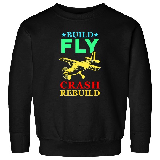 RC Aircraft Pilot Hobby Funny Model Plane 1 Sweatshirts