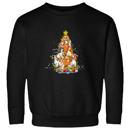 Basset Hound Pet Christmas Tree Ornaments Gifts decor Xmas Sweatshirts