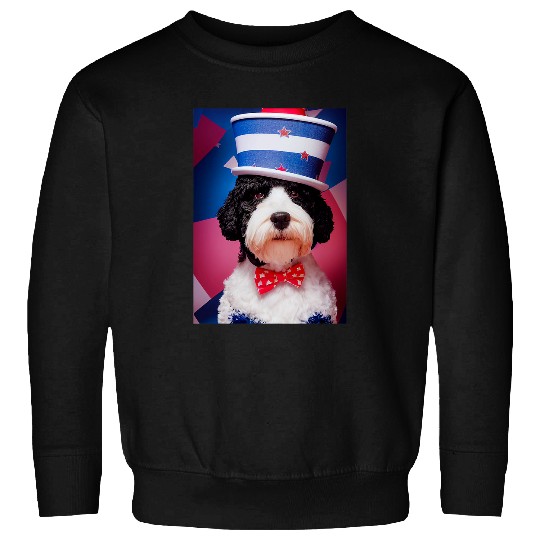 Portuguese Pet 4th Of July American Red White Blue Sweatshirts