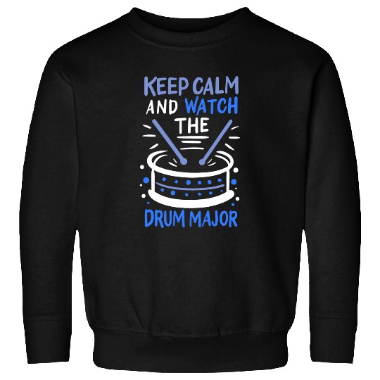 Funny Drummer funny marching band drum major drummer orchestra 2 Sweatshirts