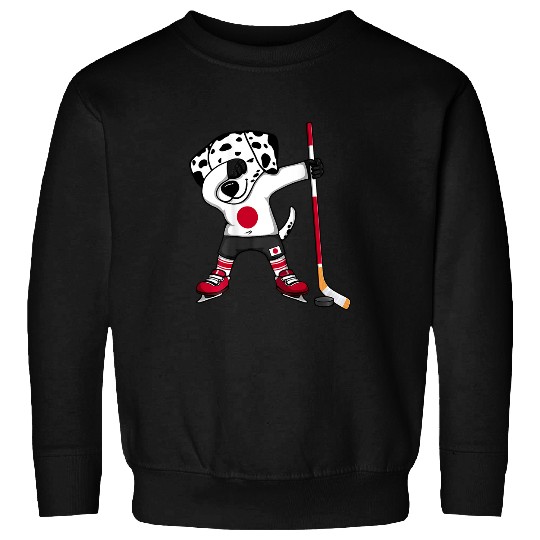 Sport Hockey Dabbings Dalmatian Japan Ice Hockey Fan Jersey Japanese Sport Sweatshirts