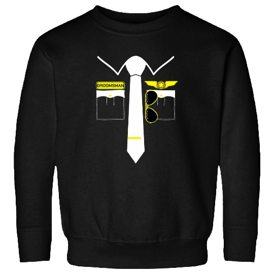 Pilot Dress Groomsmen I Funny Stag Night Bachelor Party Sweatshirts