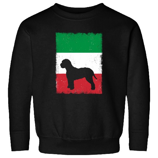 Lagotto Romagnolo Pet Dog Italy Flag Italian vintages Mom Dad Sweatshirts
