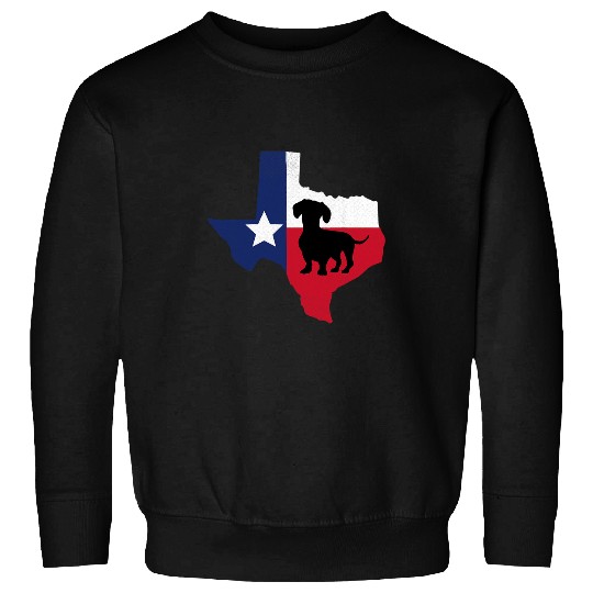 Dachshund Pet Texas Gift Texan State Sweatshirts