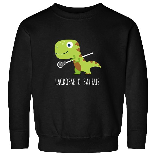 Sport Lacrosse Dino Funny LacrosseOSaurus Dinosaur Lover Lax Team TRex Sweatshirts