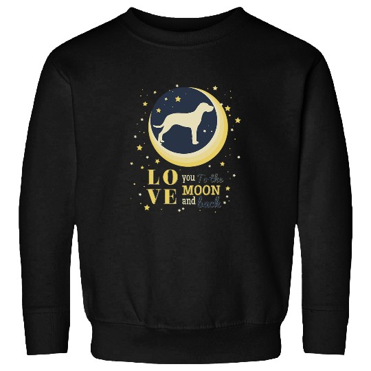 Coonhound Pet Love Redtick American English Coonhound To The Moon Sweatshirts