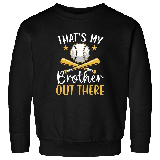 Sport Baseball Brother Baseball Player Brotherhood Sibling Bro 1 Sweatshirts