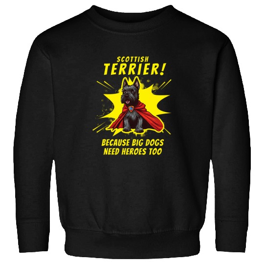Scottish Terrier Pet Scottie Dog Gifts Women Men Superdog Sweatshirts