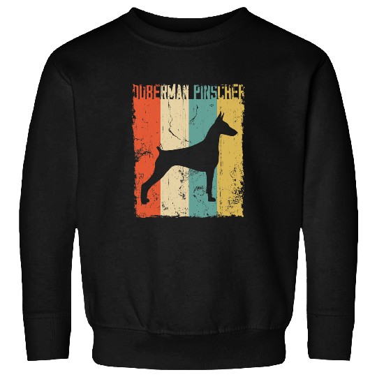 Doberman Pet pinscher vintages Retro Classis Dog Lover Giftpuppy pet Sweatshirts