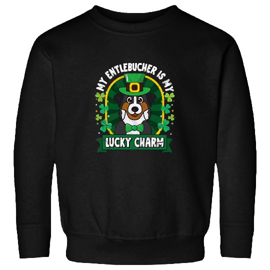 Entlebucher Pet Mountain St Patricks Lucky Charm Mom Dad Sweatshirts