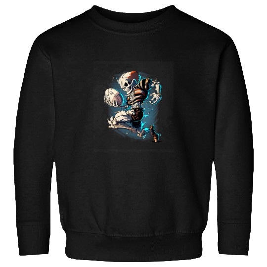 Sport Rugby Skeletons Boy Sweatshirts