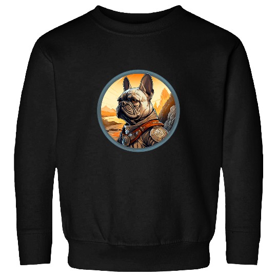 French Bulldog Pet Viking Funny Dog Medieval Sweatshirts