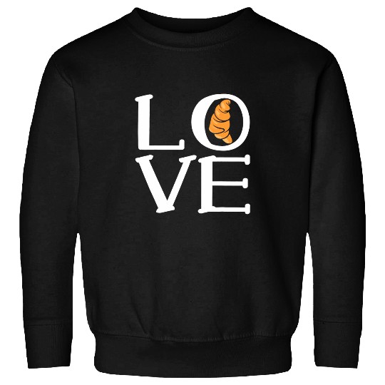 French Cuisine Bread Brunch Crescent Butter Baker Croissant Sweatshirts