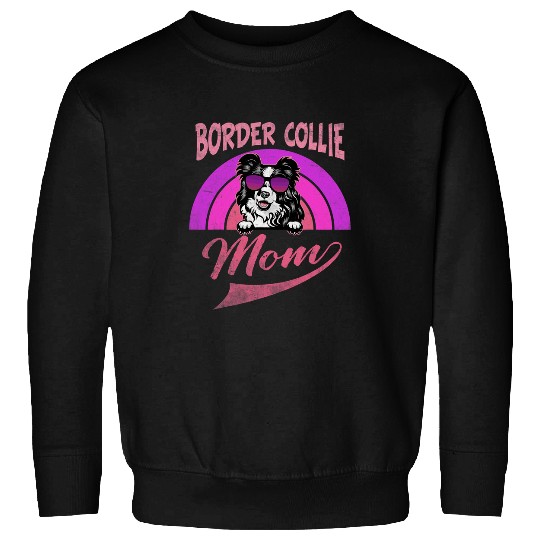 Border Collie Pet Vintage Border Collie Mom Mothers Day Sweatshirts