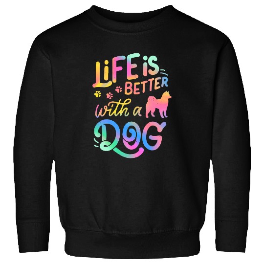 Husky Pet Chusky Life is Better with my Dog Mom Dad Sweatshirts