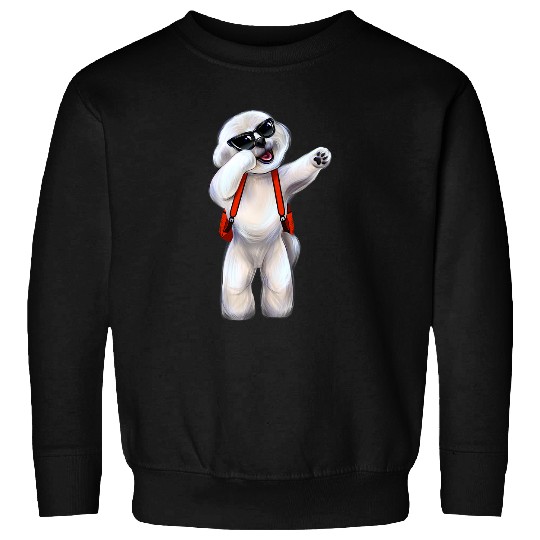 Bichon Pet Frise Dabbings Bichon Frise Dog Lovers Backpack Back To School Sweatshirts