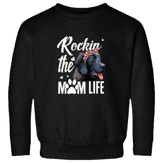 Newfoundland Pet Rockin The Newfoundland Mom Life Sweatshirts