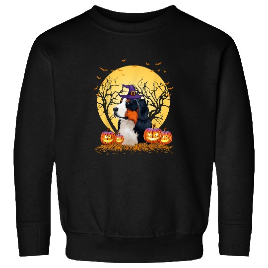 Bernese Mountain Pet Holiday 365 Halloween Bernese Mountain Dog Pumpkin 112 Sweatshirts
