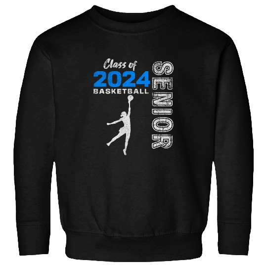 Sport Basketball Player Senior Class of 2024 Graduation 2024 2 8 Sweatshirts