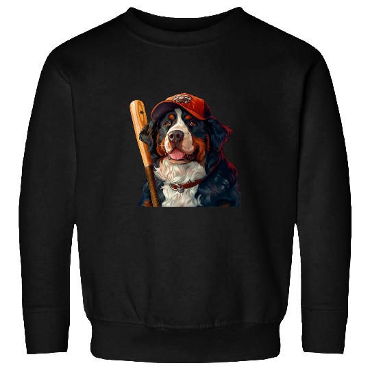 Sport Baseball Bernese Mountain Dog Baseball Cap Sports Team Animal Sweatshirts