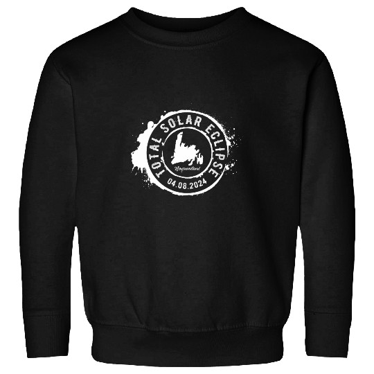 Newfoundland Pet Total Solar Eclipse 2024 Canada Newfoundland Totality Sweatshirts