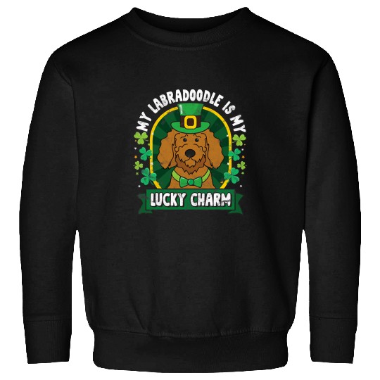 Labradoodle Pet St Patricks Lucky Charm Mom Dad Sweatshirts