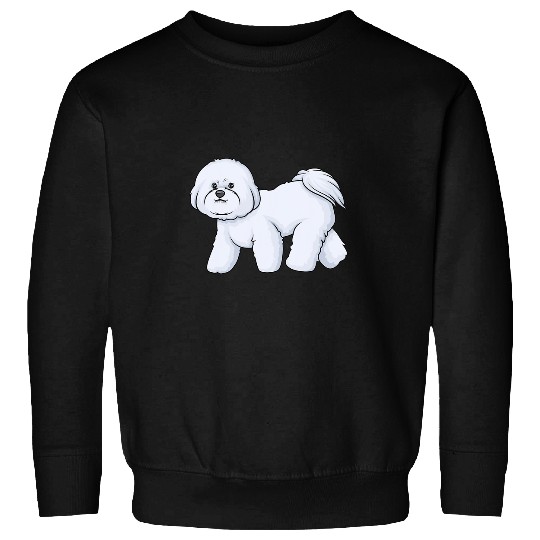 Bichon Pet Frise Dogs Bichon Frise Walking Funny Cute Sweatshirts