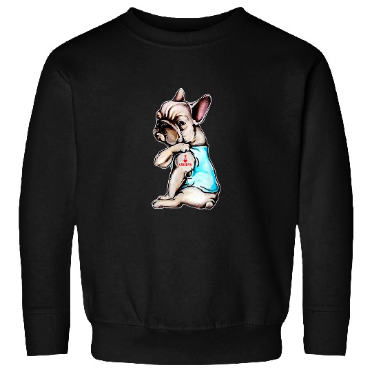 French Bulldog Pet tattoo love grandma Sweatshirts