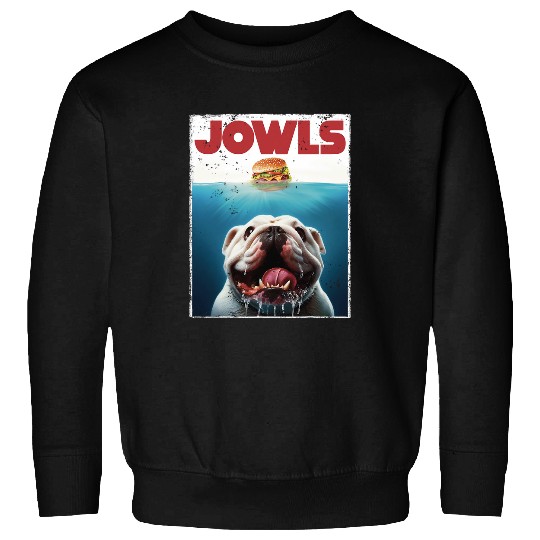 Bully Pet Funny English Bulldog Jowls British Bully Burger Dog Mom Dad Sweatshirts
