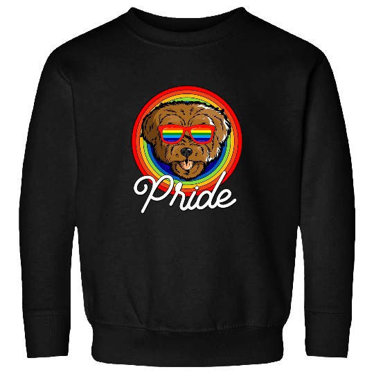 Havanese Pet LGTB Pride Rainbow Flag Sweatshirts