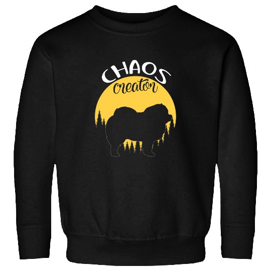 Chow Chow Pet Retro 6437 Sweatshirts