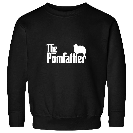 Pomeranian Pet Mens Funny Pomeranian Father Dad The Pom Father Sweatshirts